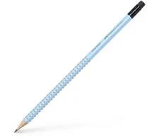 Pieštukas Faber-Castell Grip 2001 B, su trintuku, melsvos spalvos