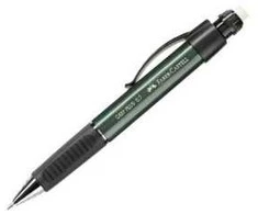 Pieštukas Faber-Castell GRIP Plus 1307, 0.7mm, automatinis, žalios spalvos korpusas