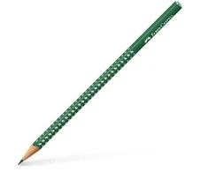 Pieštukas Faber-Castell Sparkle HB, žalios spalvos korpusas