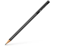 Pieštukas Faber-Castell Sparkle HB, juodos splavos korpusas