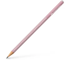 Pieštukas Faber-Castell Sparkle HB, rausvos spalvos korpusas