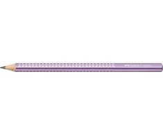 Pieštukas tribriaunis Faber-Castell Jumbo Sparkle, violetinės spalvos