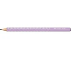 Pieštukas tribriaunis Faber-Castell Jumbo Sparkle, violetinės spalvos