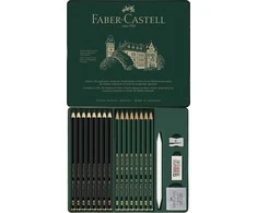 Faber-Castell Pitt Graphite Matt &amp; Castell 9000 rinkinys (115224)