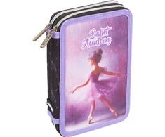 Penalas deVENTE Ballet Academy, dviejų skyrių, 21x14x5,2 cm, rožinės spalvos
