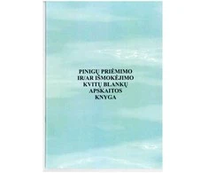 Pinigų priėmimo ir/ar išmokėjimo kvitų blankų apskaitos knyga