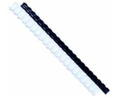 **Plastikinės įrišimo spiralės, 25mm, Forpus, 50vnt, baltos spalvos