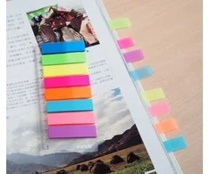 Stickxb4N Plastikiniai žymekliai Stick´N 21050, 45x12mm, 5 ryškios spalvos po 25vnt.