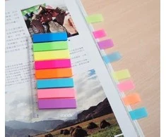 Stickxb4N Plastikiniai žymekliai Stick´N 21346, 45x12mm, 8 neoninės spalvos, 4x25 vnt. + 4x25 vnt., blisteryje