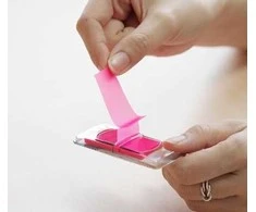 Stickn Plastikiniai žymekliai Stick´N 26024, 45x25mm, 50vnt., mėlynos spalvos, blisteryje