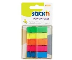 Stick N Find Plastikiniai žymekliai Stick´N 26029, 45x12mm, 5 spalvos po 40vnt.,blisteryje