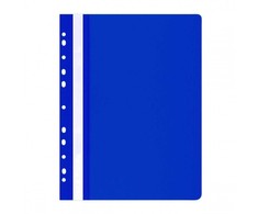 Office Products Plastikinis segtuvėlis, A4, su universalia perforacija, mėlynos spalvos