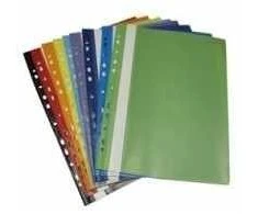 Plastikinis segtuvėlis Panta Plast, A4, su universalia perforacija, raudonos spalvos