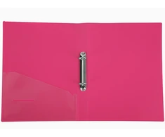 Plastikinis žiedinis segtuvas DELI Rio A4/2,8cm 2 žiedų, įvairių spalvų