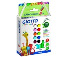 Plastilinas Fila Giotto Patplume 10x20g, 10 spalvų