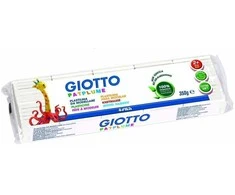 Plastilinas Fila Giotto Patplume, 350g, baltos spalvos