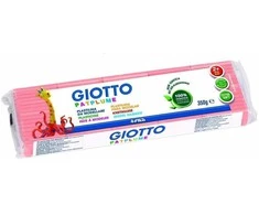 Plastilinas Fila Giotto Patplume, 350g, lašišos rožinės spalvos