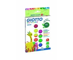Plastilinas Fila Giotto Pongo Patplume, 33g, 8 spalvos