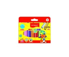 Plastilinas Keyroad 12 spalvų, 180 g, aukso + sidabro spalvos