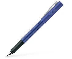 *Plunksnakotis Faber-Castell Grip 2011, plunksna F, 0,5mm, mėlynos spalvos