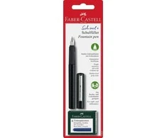Plunksnakotis Faber-Castell School+, juodos spalvos korpusas, blisteryje