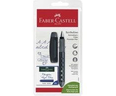 Plunksnakotis Faber-Castell Scribolino su 6 kaps.. kairiarankiams