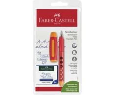 Plunksnakotis Faber-Castell Scribolino su 6 kaps.. kairiarankiams