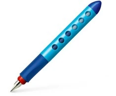 Plunksnakotis Faber-Castell Scribolino, kairiarankiams, mėlynos spalvos korpusas