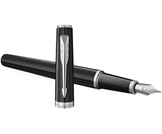 Plunksnakotis Parker Meridian Core, juodos spalvos su chromo apdaila CT, M storis