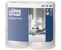 Popieriniai rankšluosčiai Tork Kitchen Roll, 2 sluoksniai, 101245, baltos spalvos, 2 vnt