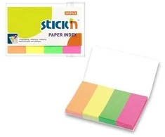 Stick N Find Popieriniai žymekliai Stick´N 21205, 50x20mm, 4 neoninės spalvos po 50vnt.