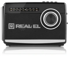 Radijas REAL-EL X-510 juodos spalvos
