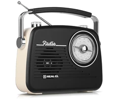 Radijas REAL-EL X-540 juodos spalvos
