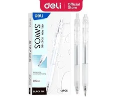 Gelinis tušinukas DELI G057 0.5 mm juodos spalvos