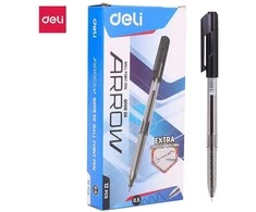 Rašiklis Deli Q00820 0.5 mm juodas