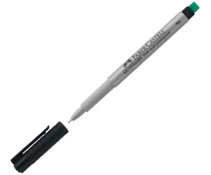 Rašiklis nepermanentinis Faber-Castell MULTIMARK F, 0,6mm, su trintuku, juodos spalvos