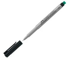 Rašiklis nepermanentinis Faber-Castell MULTIMARK F, 0,6mm, su trintuku, juodos spalvos