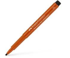 Rašiklis piešimui Faber-Castell PITT Artist Pen C, kaligrafinis, #188 Sanguine