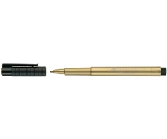 Rašiklis piešimui Faber-Castell PITT Artist Pen, 1.5mm, #250 Gold