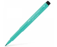 Rašiklis piešimui Faber-Castell PITT Artist Pen B, teptukinis, #161 Phtalo Žalias