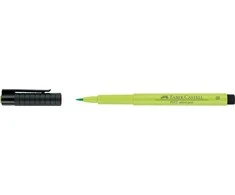 Rašiklis piešimui Faber-Castell PITT Artist Pen B, teptukinis, #171 Light Žalias