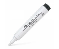 Rašiklis piešimui Faber-Castell PITT Artist Pen 2.5mm, #101 Baltas