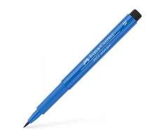Rašiklis piešimui Faber-Castell PITT Artist Pen B, teptukinis, #143 Cobalt Mėlyna