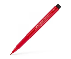 Rašiklis piešimui Faber-Castell PITT Artist Pen B, teptukinis, #219 Deep Scarlet Raudona
