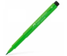 Rašiklis piešimui Faber-Castell PITT Artist Pen B, teptukinis, #112 Leaf Žalias