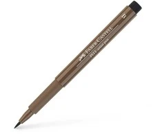 Rašiklis piešimui Faber-Castell PITT Artist Pen B, teptukinis, #177 Walnut Brown