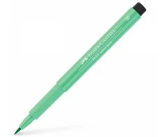 Rašiklis piešimui Faber-Castell PITT Artist Pen B, teptukinis, #162 Light Phthalo Žalias
