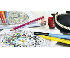 Rašiklis piešimui Faber-Castell PITT Artist Pen B, teptukinis, #107 Cadmium Geltona