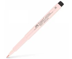 Rašiklis piešimui Faber-Castell PITT Artist Pen B, teptukinis, #114 Pale Rožinė