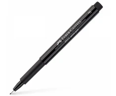 Rašiklis piešimui Faber-Castell Pitt Artist Pen F, juodas